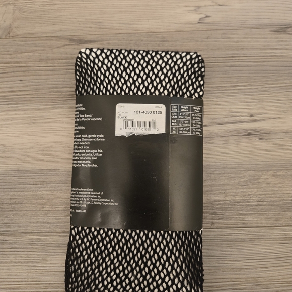 Worthington Black Openwork Tights Fairy Grung 1xl - Picture 4 of 4